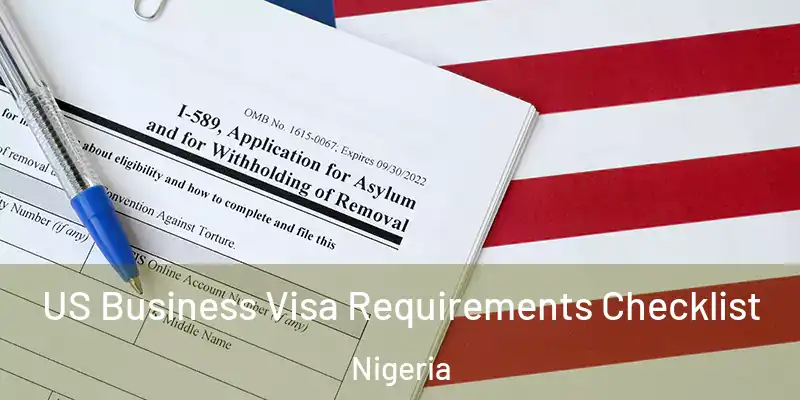  US Business Visa Requirements Checklist Nigeria